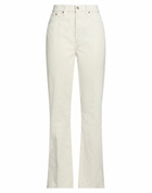 Re/done Womens Pants in Ivory