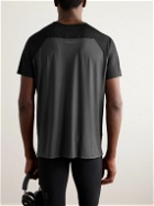 ON - Performance-T Stretch Recycled-Jersey and Mesh T-Shirt - Black