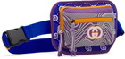 Gucci Blue & Purple GG Pouch