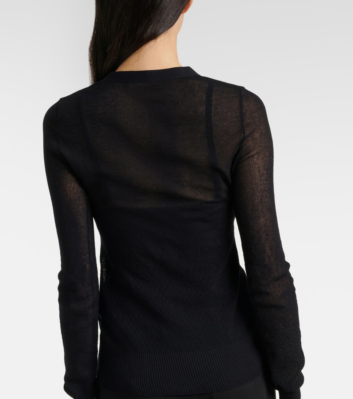 Victoria Beckham Cotton-blend cardigan