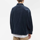 Neighborhood Men's Cord Windbreaker Jacket in Navy