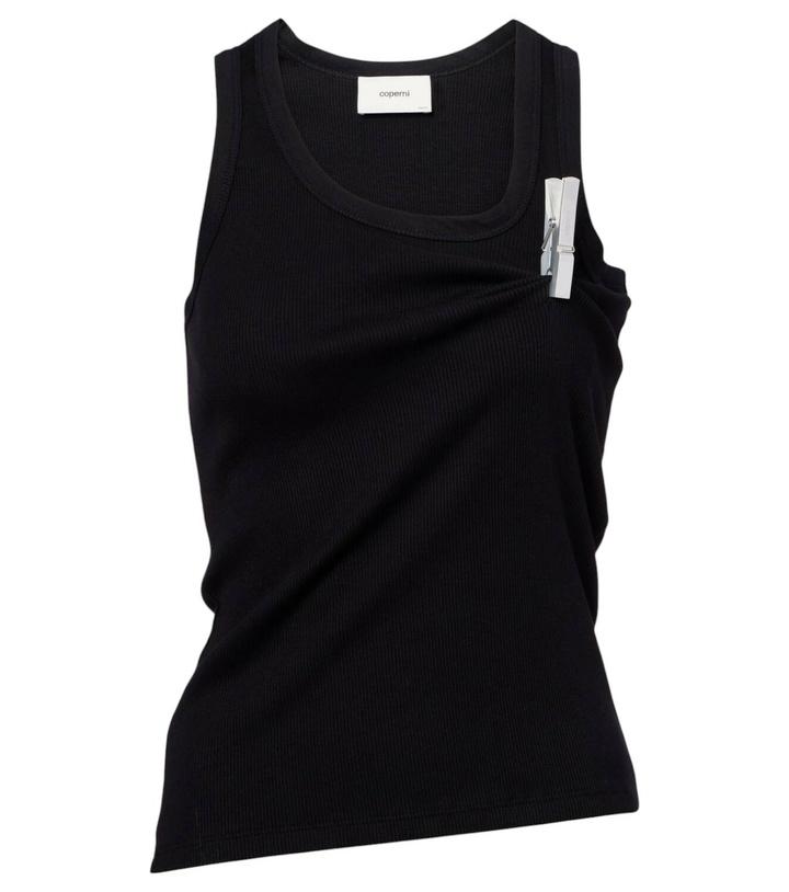 Photo: Coperni Washing Clip cotton jersey tank top