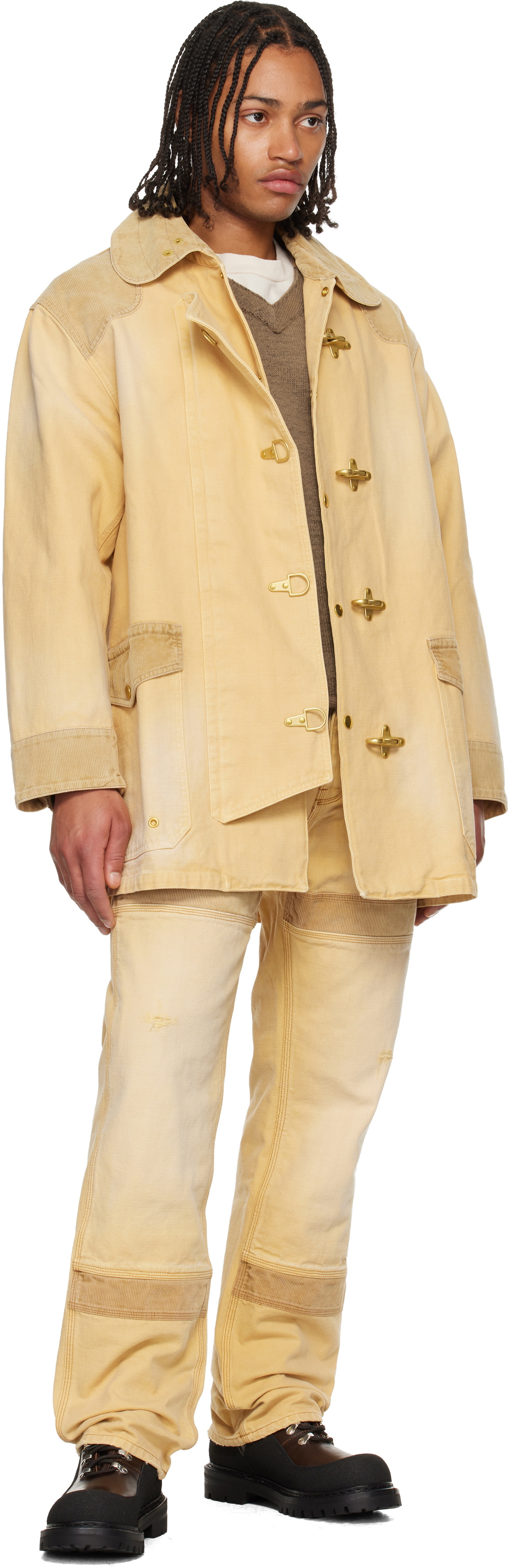 Wales Bonner Beige 'The Sierra' Coat