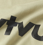 WTAPS - Logo-Print Cotton-Jersey T-Shirt - Neutrals