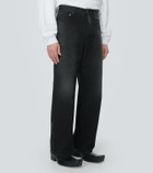 Balenciaga Size Sticker wide-leg jeans