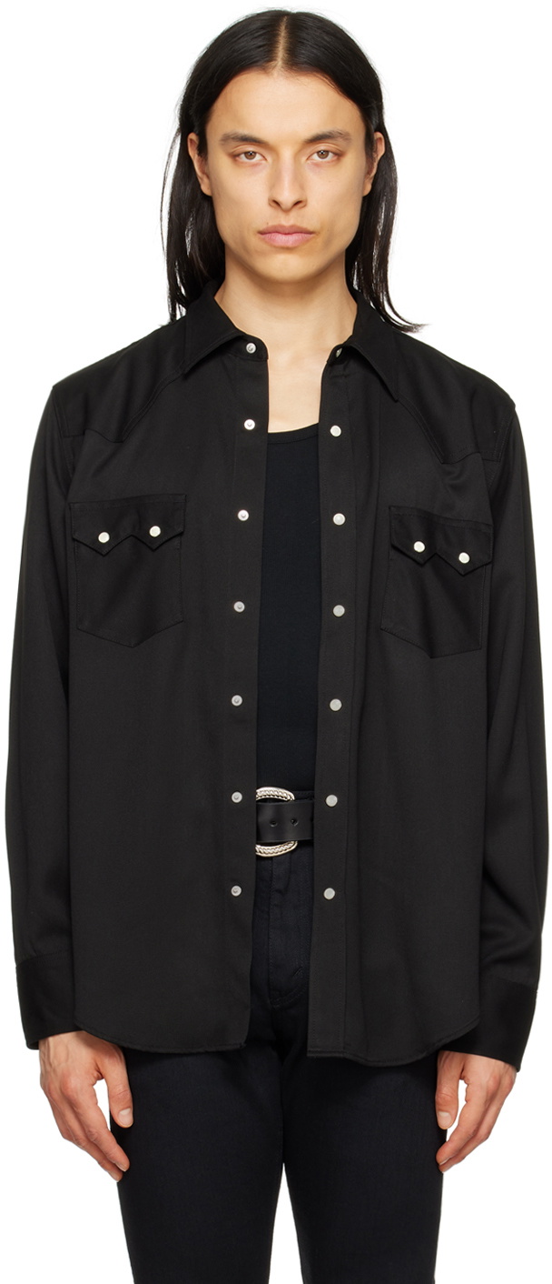 The Letters Black Western Shirt 