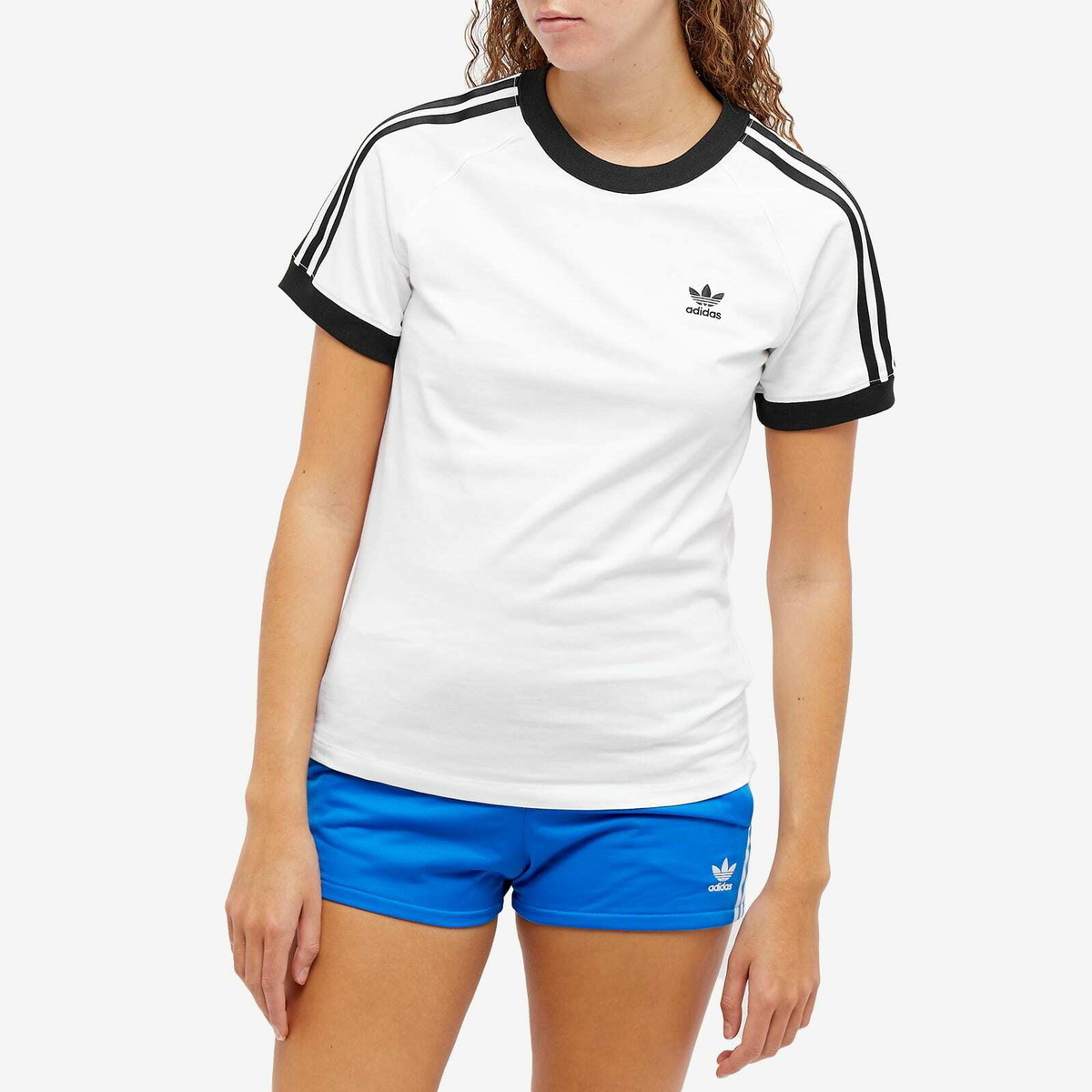 Womens 3 stripe adidas hotsell t shirt