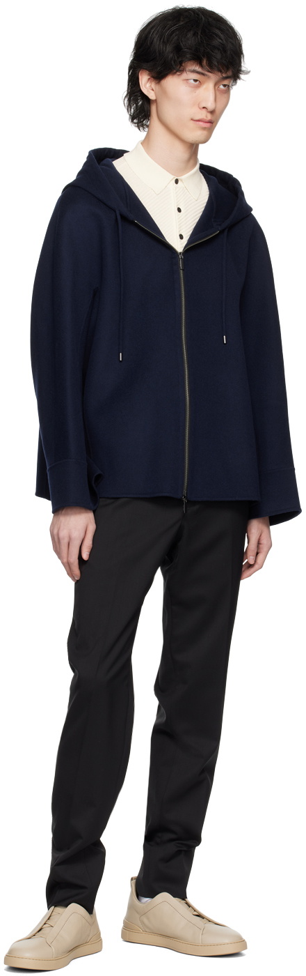 Emporio Armani Off-White Ribbed Polo