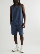 Outdoor Voices - Dribble Two-Tone Recycled-Mesh Tank Top - Blue