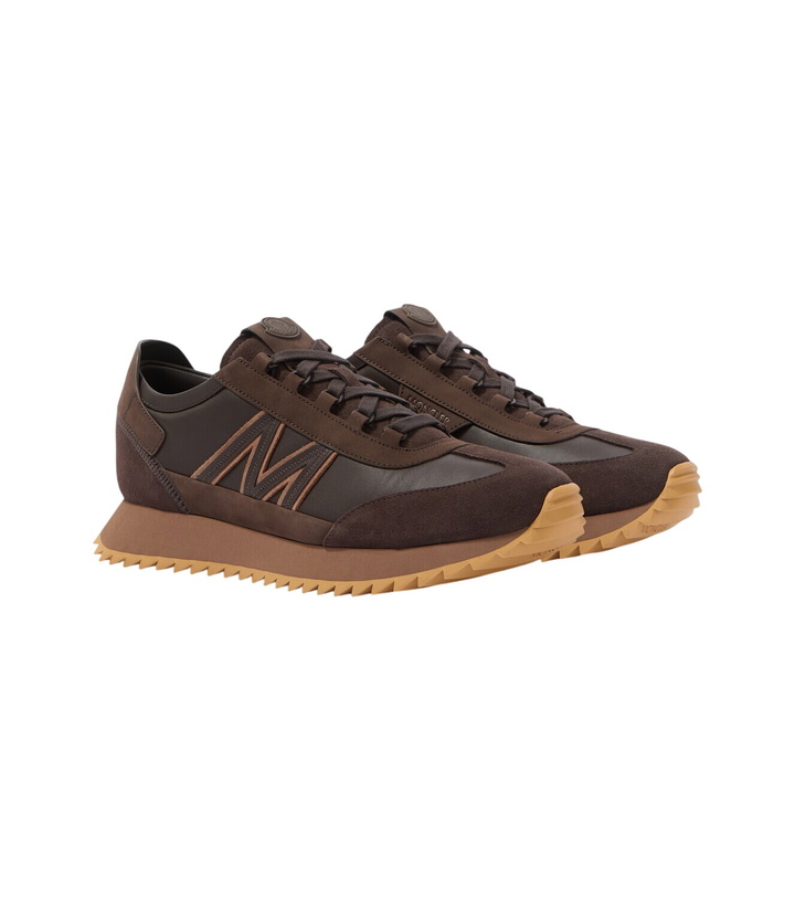 Photo: Moncler Pacey2 suede-trimmed sneakers