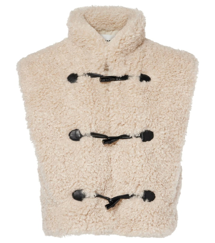 Photo: Marant Etoile Alisa faux fur vest