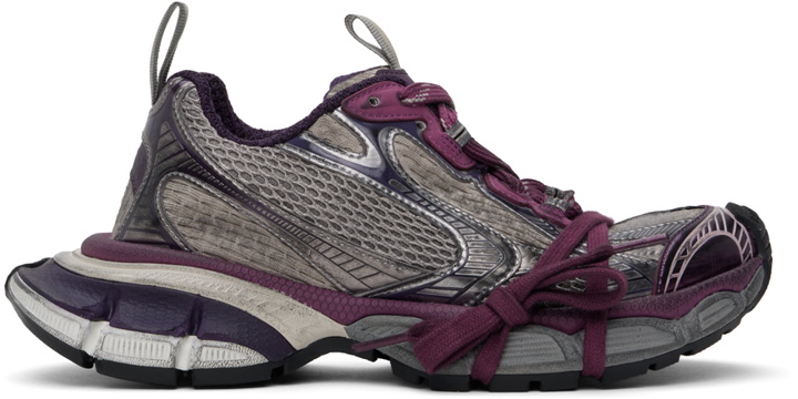 Photo: Balenciaga Purple & Gray 3XL Sneakers