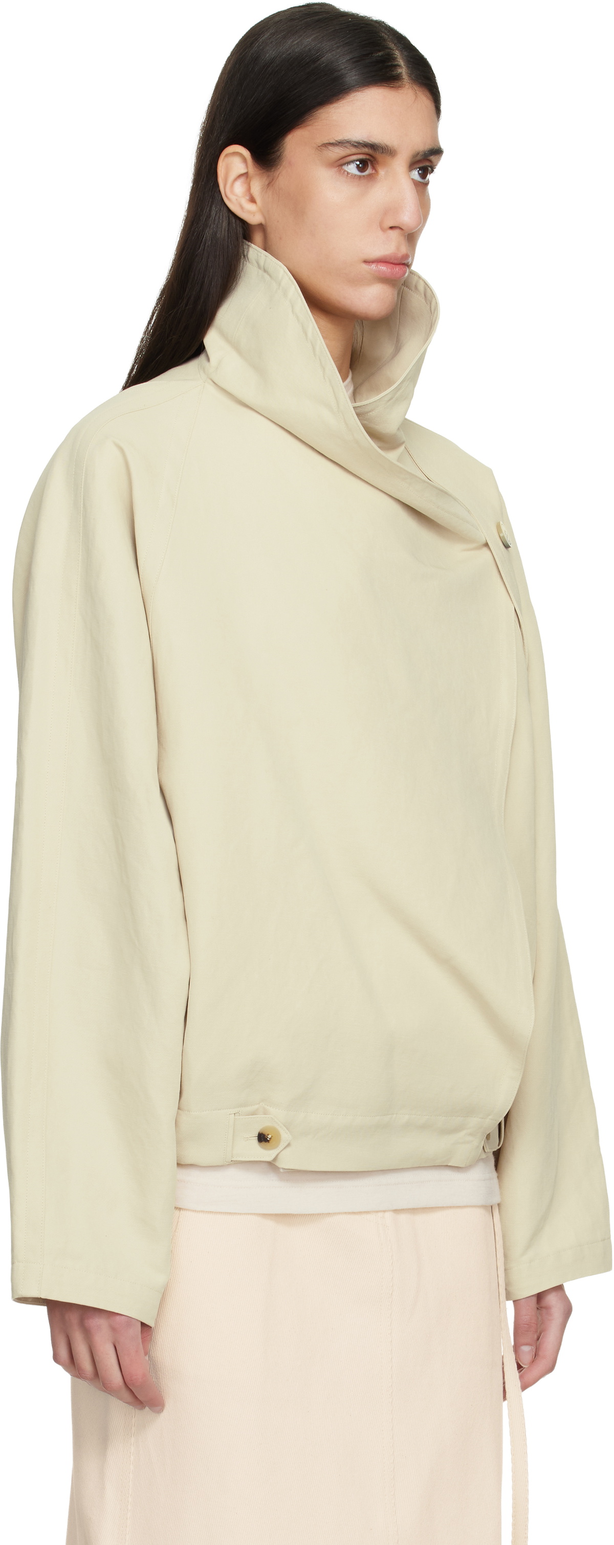 LE17SEPTEMBRE Off-White Sculptured Jacket