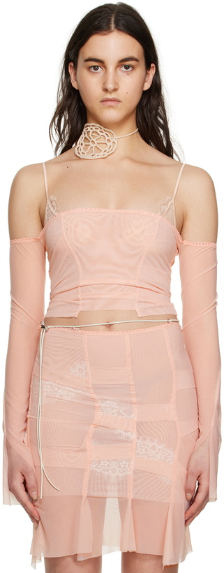 Photo: nastyamasha SSENSE Exclusive Pink Long Sleeve T-Shirt