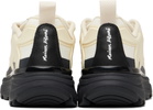 Maison Kitsuné Off-White & Black Sora Sneakers