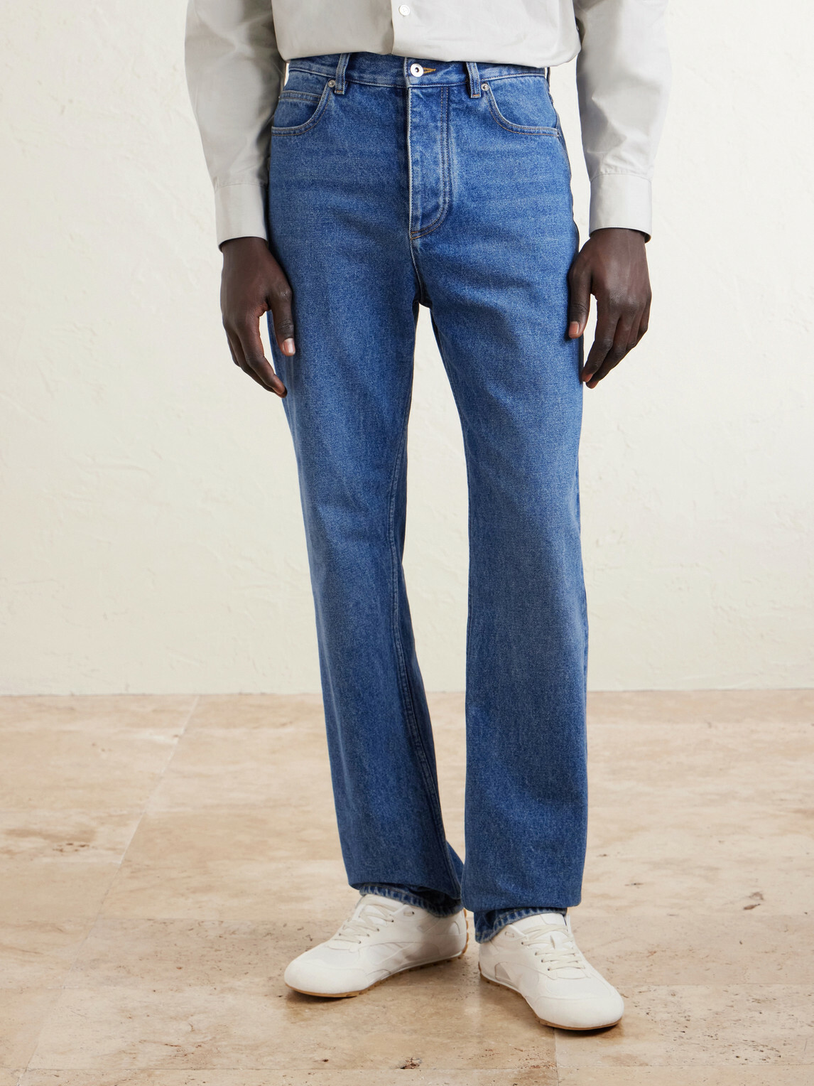 Bottega Veneta - Straight-Leg Organic Jeans - Blue
