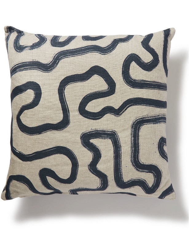 Photo: Soho Home - Saltaire Printed Linen Cushion