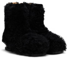 EGONlab Black Stun Shearling Boots