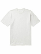 Nike - Premium Essentials Logo-Embroidered Cotton-Jersey T-Shirt - Gray