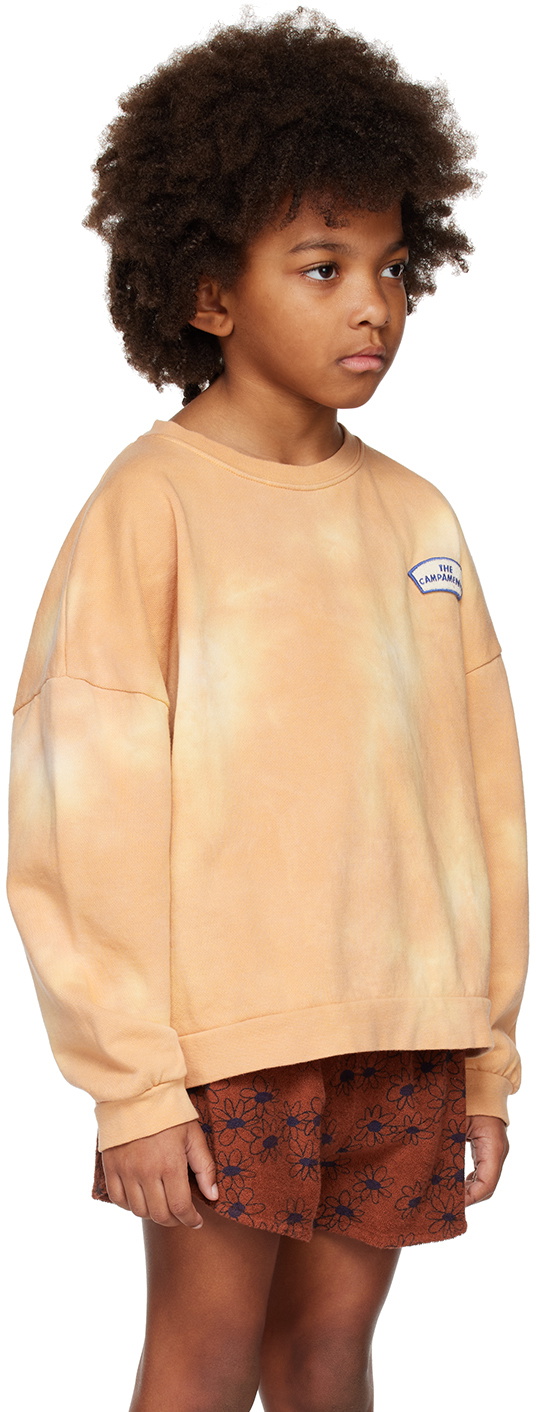 The Campamento Kids Brown Tie-Dye Sweatshirt