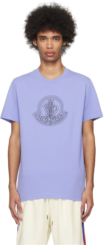 Photo: Moncler Purple Graphic T-Shirt