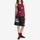 Martine Rose Women's Badge Vest in Burgundy