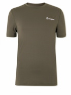 Cotopaxi - Fino Tech Logo-Print Recycled-Jersey T-Shirt - Green