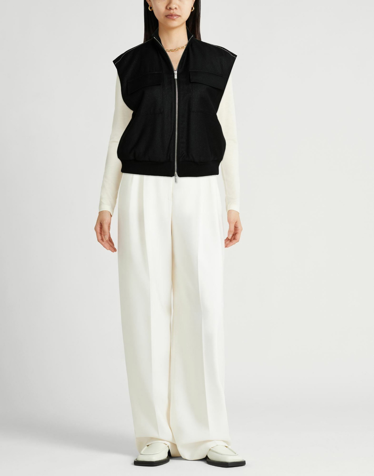 Peserico Womens Vest in Black