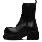 Balenciaga Black Stomper Boots