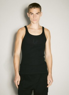 Dolce & Gabbana Logo Embroidery Tank Top