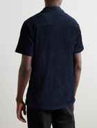 Oliver Spencer - Riviera Organic Cotton-Blend Corduroy Shirt - Blue