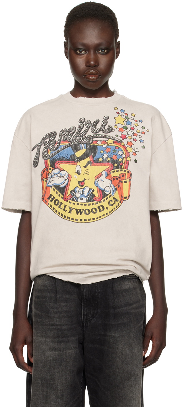AMIRI Off-White Mr. Hollywood Oversized T-shirt Amiri