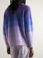 Isabel Marant - Ombré Brushed Mohair-Blend Cardigan - Purple