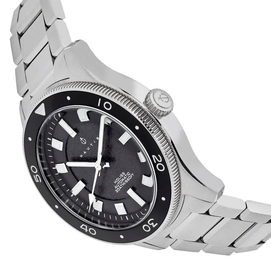 Nautis Holiss Black Dial Mens Watch NAUN103-1