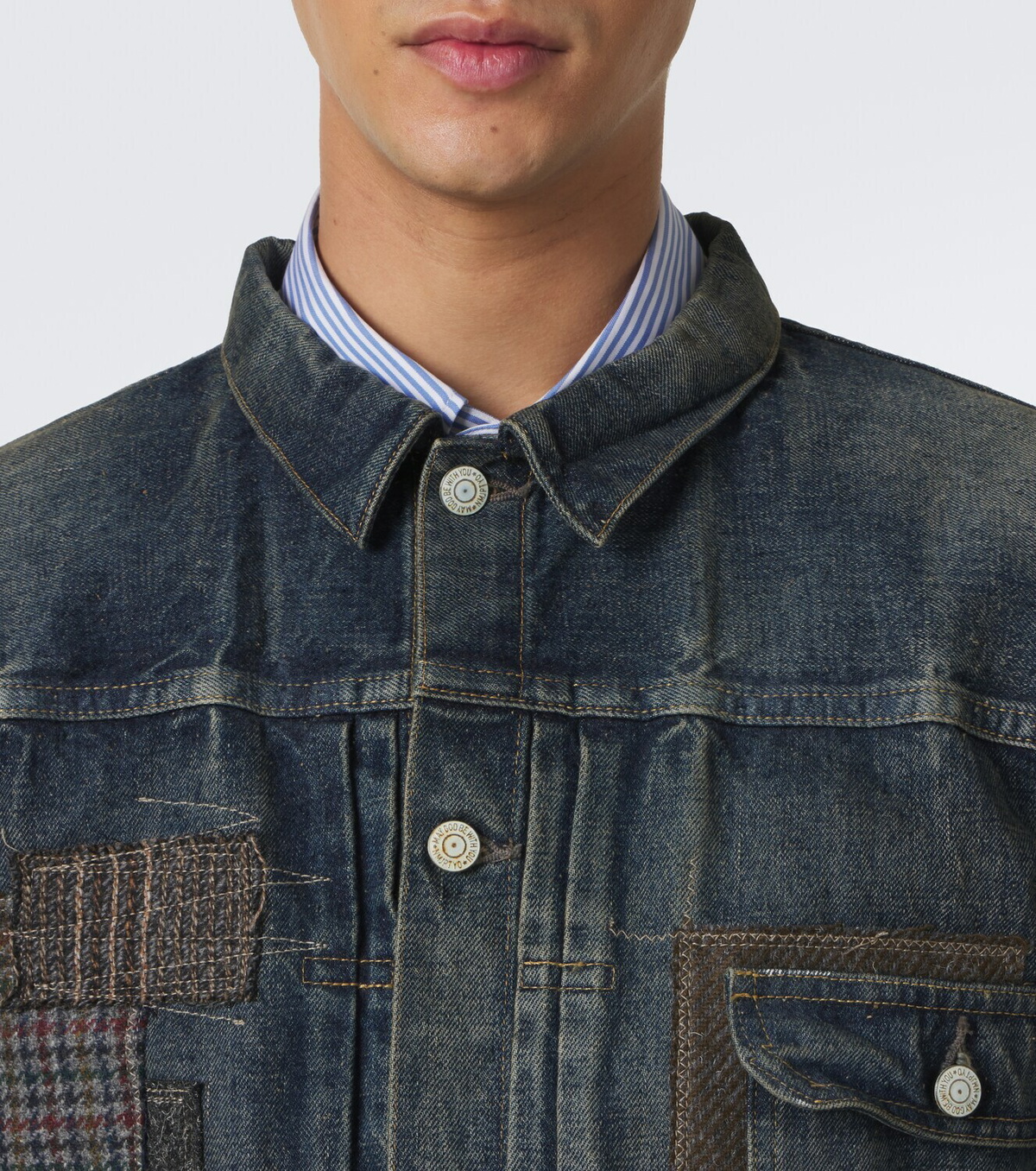 Junya Watanabe Patchwork denim jacket