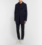 SALLE PRIVÉE - Scott Slim-Fit Virgin Wool-Blend Overcoat - Blue