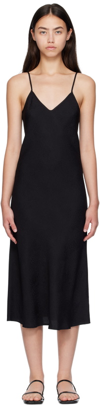 Photo: Silk Laundry Black 90s Slip Dress