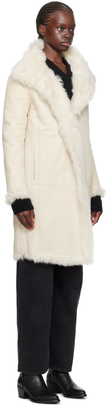 Yves salomon cheap shearling jacket