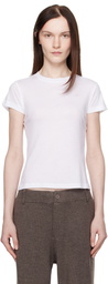 Aya Muse White Crewneck Baby T-shirt