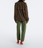 Blazé Milano Sorraia cotton corduroy barrel-leg pants