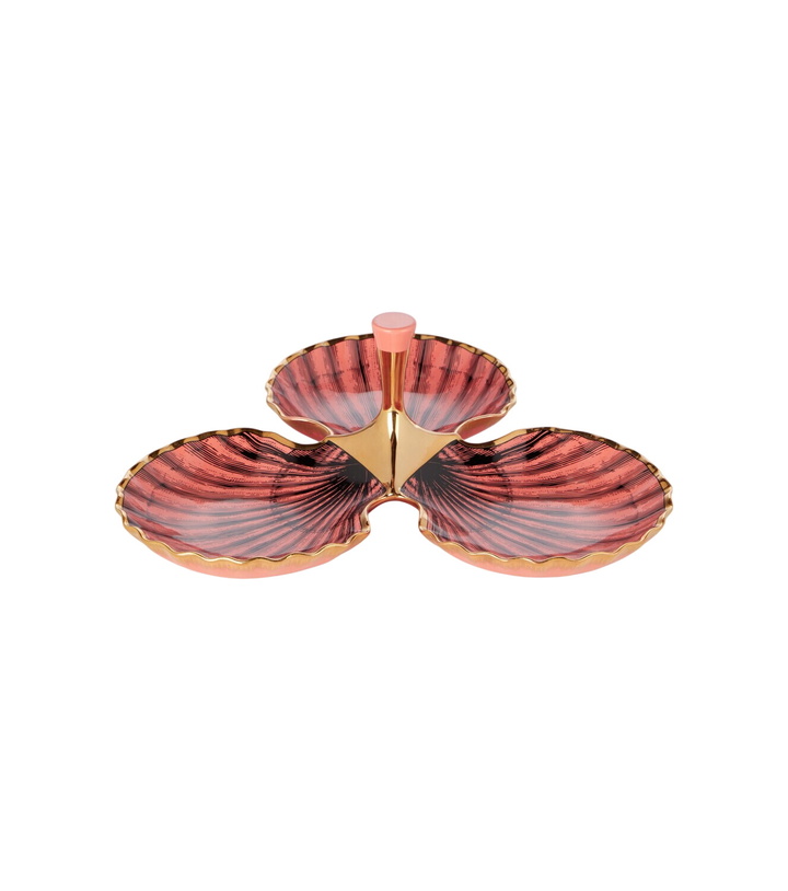 Photo: Jonathan Adler Sirena Trefoil porcelain serving dish