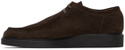 Paul Smith Brown Suede Uriah Lace-Ups
