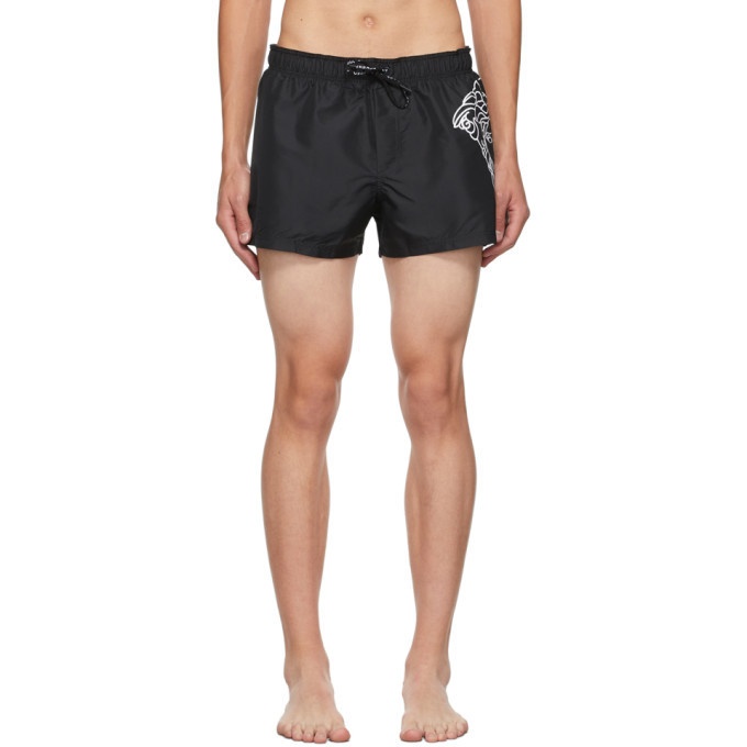 Photo: Versace Underwear Black Medusa Swim Shorts