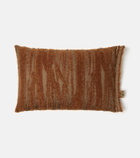 The House of Lyria Abibo mohair-blend cushion
