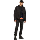 Craig Green Black Crinkle Down Worker Jacket