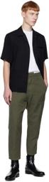 Nili Lotan Khaki Luna Trousers