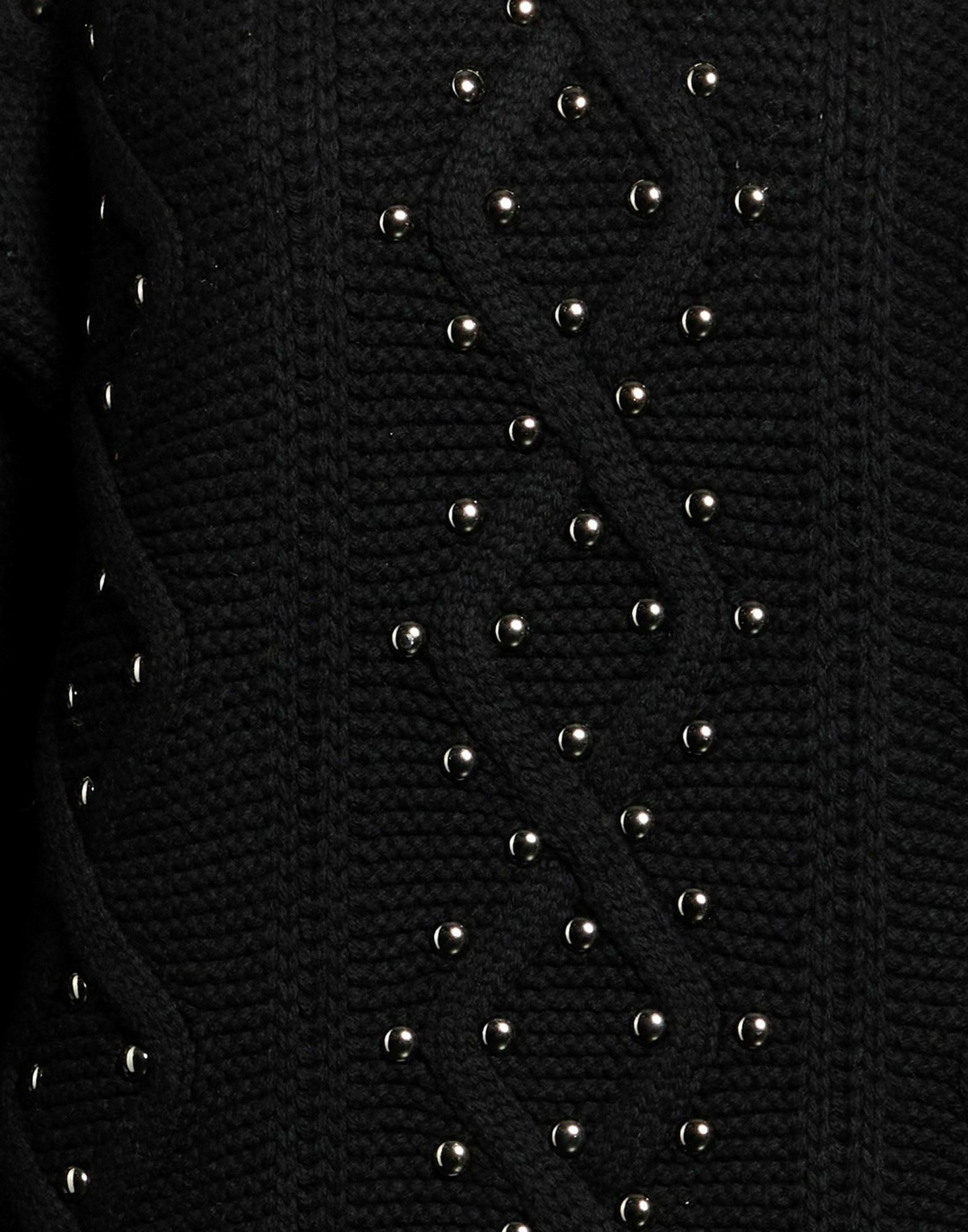 Laneus Womens Sweater in Black
