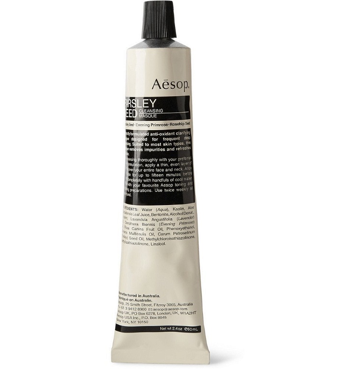 Photo: Aesop - Parsley Seed Cleansing Masque, 60ml - Men - White