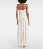 Staud Mariana jersey corset dress