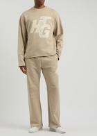 Honor The Gift Logo-print Cotton Sweatshirt Stone